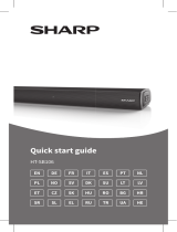 Sharp HT-SB106 Stručná príručka spustenia