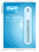 Braun Pulsonic Slim 2000-2900 Používateľská príručka