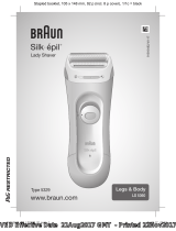 Braun LS5360, Legs & Body, Silk-épil Lady Shaver Používateľská príručka