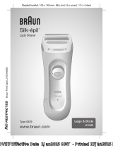 Braun LS5360, Legs & Body, Silk-épil Lady Shaver Používateľská príručka
