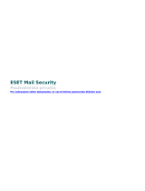 ESET Mail Security for IBM Domino 7.2 Návod na obsluhu
