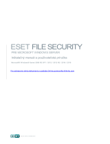 ESET Server Security for Windows Server (File Security) 7.1 Návod na obsluhu