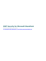 ESET Security for Microsoft SharePoint 7.3 Návod na obsluhu