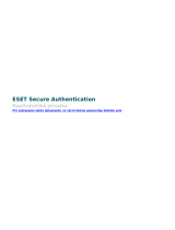 ESET Secure Authentication 3.0 Návod na obsluhu