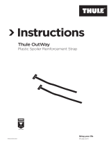 Thule OutWay Plastic Spoiler Reinforcement Strap Používateľská príručka