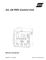 ESAB A2, A6 PEK Control Unit Používateľská príručka