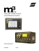 ESAB m3® plasma Vision 50P CNC and Interface Box m3 G2 Plasma System Používateľská príručka