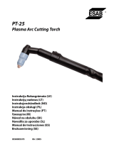 ESAB PT-25 Plasma Arc Cutting Torch Používateľská príručka