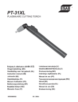 ESAB PT-31XL Plasma Arc Cutting Torch Používateľská príručka