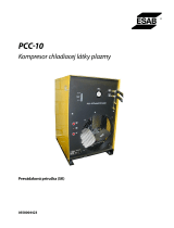 ESAB PCC-10 Plasma Coolant Circulator Používateľská príručka