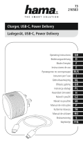 Hama 210583 Charger USB-C Power Delivery Návod na obsluhu