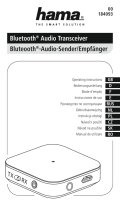 Hama Bluetooth Audio Transceiver Návod na obsluhu