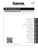 Hama 176555 WiFi LED Filament, E27 Používateľská príručka