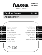 Hama 00186345 TS34A Outdoor Sensor Návod na obsluhu