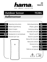 Hama 186419 Outdoor Sensor TS38G Návod na obsluhu