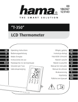 Hama T-350 LCD Thermometer Návod na obsluhu