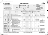 Whirlpool AWO 12363/1 Program Chart