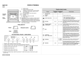 Whirlpool AKZ 531 NB Program Chart