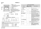 Whirlpool AKZ 531 NB Program Chart