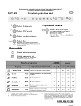 IKEA DWF 406 W Program Chart