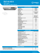 Indesit ISLT 65 AS X Product data sheet