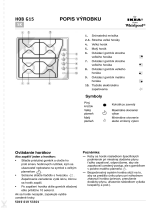 IKEA HOB G15 S Program Chart