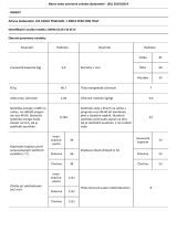 Indesit BWSA 61251 W EE N Product Information Sheet