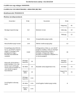 Whirlpool FFB 8258 BV EE Product Information Sheet