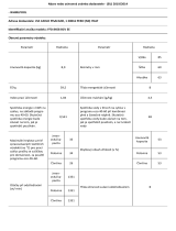 Whirlpool FFD 8458 BCV EE Product Information Sheet