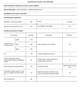 Indesit INS 18011 Product Information Sheet
