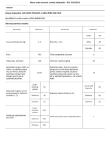 Indesit BTW L60300 EE/N Product Information Sheet