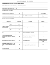 Indesit SI6 1 W Product Information Sheet