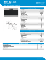 Indesit MWI 6211 IX Product data sheet