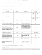 Indesit DFO 3C26 Product Information Sheet
