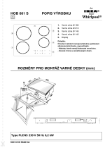 IKEA HOB 601 S Program Chart