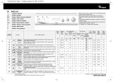 Whirlpool AWZ 410 Program Chart