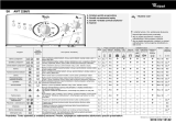 Whirlpool AWT 2288/3 Program Chart