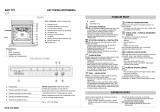 Whirlpool AKP 772 IX Program Chart