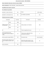 Indesit LI8 S1E W Product Information Sheet