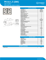 Indesit PN 641 /I (OW) Product data sheet