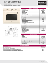 Whirlpool FIT 801 H OW HA Product data sheet