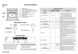 Whirlpool AKZ 489 IX Program Chart