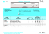 Whirlpool ADP 951/3 WH Program Chart