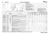 Whirlpool AWE 6315 Program Chart