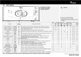 Whirlpool AWT 2267/3 Program Chart