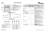 Whirlpool AKZ 587 IX Program Chart