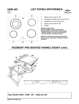 IKEA HOB 602 AL N Program Chart