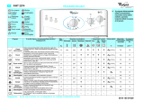 Whirlpool AWT 2074 Program Chart