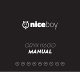 Niceboy ORYX K600 Používateľská príručka