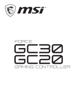 MSI FORCE GC20 Návod na obsluhu